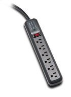 Kensington K38214NA Guardian Standard Power Strip, 125V, 6 Outlet 4-Foot Power Cord N2