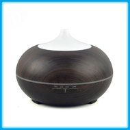 CLZZ 300ml Essential Oil Diffuser Ultrasonic Mist Humidifier for Home/Office- Wood Grain N2