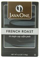 Java One French Roast Coffee, 14-Count Pods (Pack of 6) N4