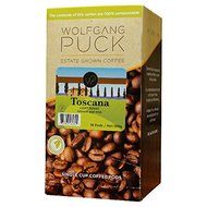 Wolfgang Puck Coffee Toscana Pods, 9.5 Gram Pods-18-Count (Pack of 3)
