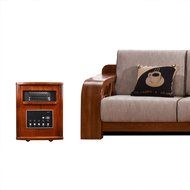 KIZE 1500 Sq Ft Large Room Infrared Quartz Electric Portable Heater W/ Remote Control N3