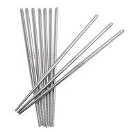 304 Stainless Steel Round Chopsticks Set Skid Anti Scald 8 Set (40 Pairs) N5