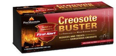 Creosote Bust Fire Log