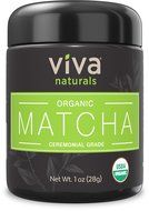 Viva Naturals Organic Matcha Green Tea Powder, 1 oz N3
