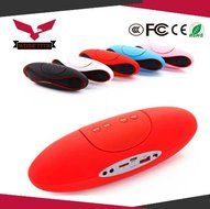 Red iHome Portable Rechargeable Bluetooth Speaker