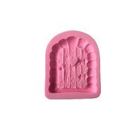 JLHua 3-PCS 3D Elf House Door Silicone Fondant Set DIY Mould Cake Decorating Set N3