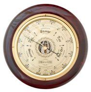 COBB &amp; Co. Round Barometer (Mahogany)