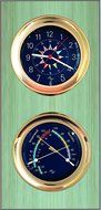 Blue Flag 5.85 Windlass Gift Set presented in a Leather Finish Felt Lined Gift Box with Clock and Comfort Meter