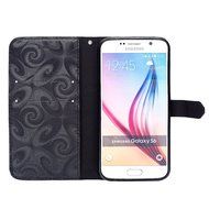Galaxy S6 Case,Galaxy S6 Wallet Case, PHEZEN Bling Liquid Glitter Love Heart Floating 3D Hourglasses Luxury Pu... N4