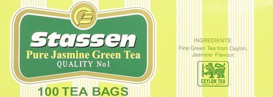 Stassen Pure Jasmine Green Tea, 100 Tea Bags N4