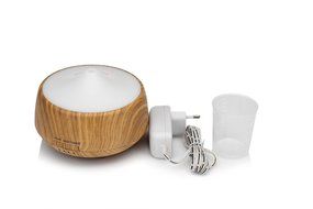 Essential Oil Diffuser Electric,NUTEXROL 250ml Wood Grain Cool Mist Aromatherapy Diffuser + Ultrasonic Aroma Humidifier... N8