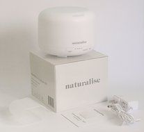 Naturalise 500 ml Aromatherapy Essential Oil Diffuser Ultrasonic Air Aroma Humidifier Ionizer 7 Color Light Waterless... N5