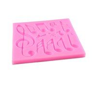 Lariy 1PC Silicone Musical Note Trays Chocolate Mold Cake Fondant Decorating Tools N2