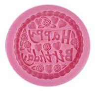 Autek Birthday Party Fondant Soap SugarCraft Cake Cookie Decorating Silicone Mold #138 N3