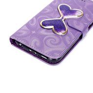 Galaxy S6 Case,Galaxy S6 Wallet Case, PHEZEN Bling Liquid Glitter Love Heart Floating 3D Hourglasses Luxury Pu... N7
