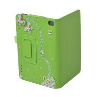 Spritech(TM) Luxury Bling Rhinestone Design Elegant Flower Decor Smart-shell Stand Cover for Amazon Kindle Fire... N5