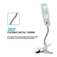 Niceshop&reg; Mini Handheld Square Electrical Portable Rechargeable Fan 3 Speeds Desktop Clip-on Fan Summer Cooler...
