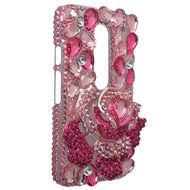 Spritech(TM) Bling Clear Phone Case For Motorola Moto G3/Moto G (3rd Gen),3D Handmade Blue Crystal Butterfly Small... N137