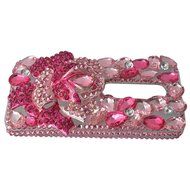 Spritech(TM) Bling Clear Phone Case For Motorola Moto G3/Moto G (3rd Gen),3D Handmade Blue Crystal Butterfly Small... N138