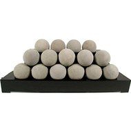 Rasmussen 30 Inch Natural Alterna Fireball Set With Vent Free Natural Gas Black Chassis Burner - Variable Flame...