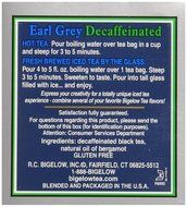 Bigelow Earl Grey Decaf Tea Bags, 20 ct N6