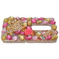 Spritech(TM) Bling Clear Phone Case For Motorola Moto G3/Moto G (3rd Gen),3D Handmade Blue Crystal Butterfly Small... N150