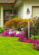 Large 46 inch Tall Garden Thermometer Silver Anodized Aluminum N2