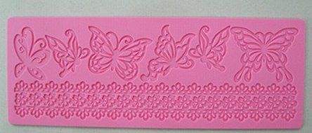 HSE Butterfly Flower shape instant fondant silicone lace mold cake mold baking tools cake decorating tools N2