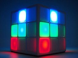 Jieslink New Version 4 Surface Led Light Cube Bluetooth Speaker Mini Sport Wireless Bluetooth Speaker