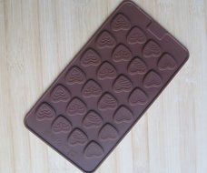 Yunko 5pcs/Set-24 Cavities DIY Chocolate Molds Tools Silicone Cake Chocolate Ice Cube Fondant Molds(number,letter... N2