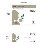 Fields &amp; Selects Earl Grey Organic Tea Bags 100 Count N22