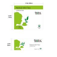 Fields &amp; Selects Earl Grey Organic Tea Bags 100 Count N24