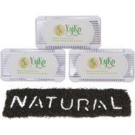 YAJKO Bamboo Activated Charcoal Odor Absorber - Set of 3 (60 grams each) - Naturally Purifies Air and Controls...