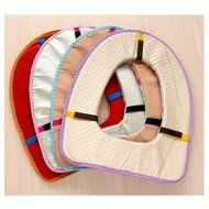 Yaheeda Toilet Seat Cover,Lovely Feet Design Coral Fleece Closestool Bathroom Warmer Pads Set,Coffee N4