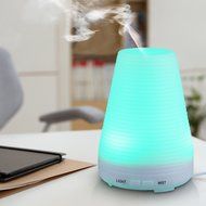 Finether 100ML Aroma Essential Oil Diffuser Ultrasonic Aromatherapy Purifier Humidifier Air Mist and 7 Color Changing... N6