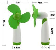 Vivian Handheld Portable Battery Operated Cooling Mini Fan Electric Personal Fans Great for Home and Travel (Green) N3