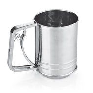 Cook N Home Flour Sifter, 3-Cup, Stainless Steel