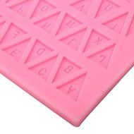 dipshop Flag Silicone Fondant Mold English Letter Gumpaste Sugarpaste Cake Decorating Mold FDA LFGB N4