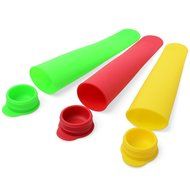 Xcellent Global (3 Pack) Silicone Ice Popsicle Maker / Mold Set Random Color M-HG014 N3