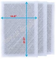 Air Ranger Replacement Filter Pads 12X30 (3 Pack) White