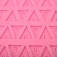 dipshop Flag Silicone Fondant Mold English Letter Gumpaste Sugarpaste Cake Decorating Mold FDA LFGB N6