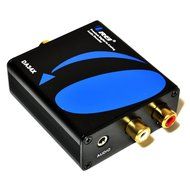 Orei DA34 Digital to Analog Audio Decoder SPDIF/Coaxial 5.1-Channel Input to RCA L/R/3.5mm Headphone Output N2