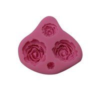 Joylive 4 Size Delicate Roses Flower Silicone Mould Sugar Craft Cake Decorating Fondant Mold