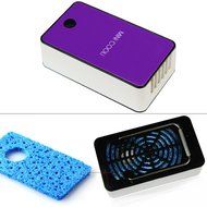 ESUMIC Mini Rechargeable Cooling Fan - Purple