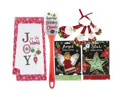 Festive Chiristams Cookie Baking Supplies Bundle (Be Merry) N7
