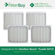 4 - 04712 Hamilton Beach True Air Replacement Air Purifier Filters. Designed by FilterBuy to Fit True Air Model...