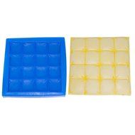 First Impression Molds B241 Quilted Baby Blanket Silicone Cake Decorating Mold, Large, Blue