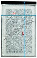 Air Ranger Replacement Filter Pads 16X25 (3 Pack) White