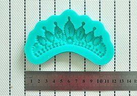 MathildaBaking Collection - Princess Crown Headband Mold Decorations Silicone Mold Silicone Fondant Lace Molds... N3