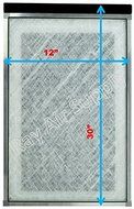 Air Ranger Replacement Filter Pads 12X30 (3 Pack) White N2